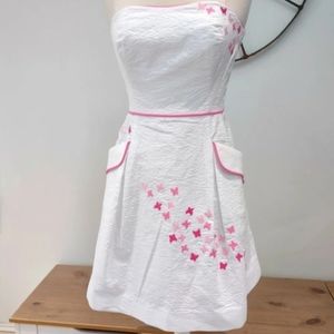 Lilly Pulitzer butterfly Seersucker A-line Dress 4